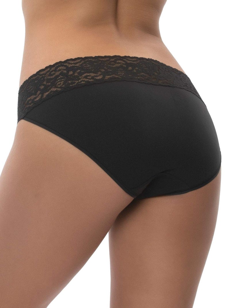 Felina Stretchy Lace Trimmed Bikini Underwear (5-Pack) - Neutral Shades - Small - Sexy Underwear for Women, Bikini Panties, Seamless Panties, Sexy Lingerie - Lace No Show Underwear for Women - Image 5